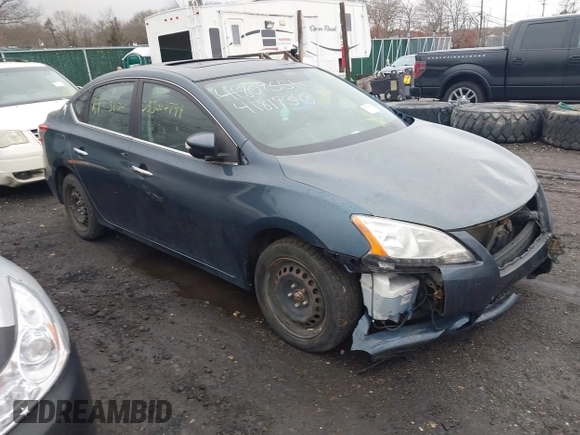 2014 Nissan Sentra SR with VIN 3N1AB7AP1EY214871, listed as a IAAI auction lot 41819348 with Not Provided miles and . Bid and sale history available at DreamBid. Image 1.