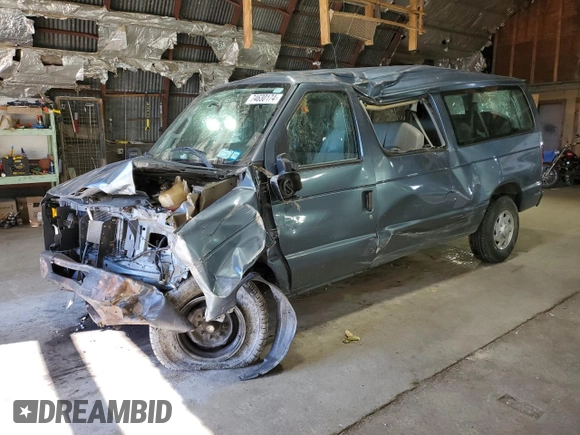 2013 Ford Econoline Passenger XL with VIN 1FBNE3BL0DDB34493, listed as a Copart auction lot 74630174 with Not Provided miles and Salvage Title. Bid and sale history available at DreamBid. Image 1.