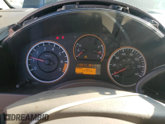 2014 Nissan Titan SE with VIN 1N6BA0CH3EN504833, listed as a Copart auction lot 87847835 with 112,217 mi miles and Salvage Title. Bid and sale history available at carsss.com. Image 9.