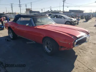 1968 Pontiac Firebird z VIN 223678U615903, wystawiony jako Copart lot #47105835 z przebiegiem 30 850 mil mil oraz Szkoda całkowita • Salvage title. Historia ofert i sprzedaży dostępna na DreamBid. Obrazek 4.