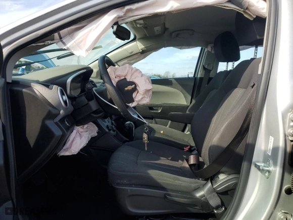 2017 Chevrolet Sonic LT with VIN 1G1JD5SH5H4154239, listed as a Copart auction lot 43213245 with 67,808 mi miles and Salvage Title. Bid and sale history available at carsss.com. Image 7.