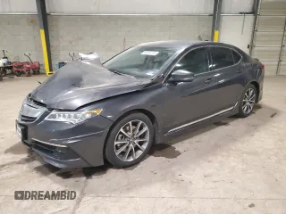 2015 Acura TLX Technology z VIN 19UUB2F53FA003635, wystawiony jako Copart lot #48264175 z przebiegiem 124 818 mil mil oraz Szkoda całkowita • Salvage title. Historia ofert i sprzedaży dostępna na DreamBid. Obrazek 1.