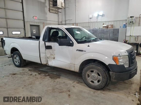 2010 Ford F-150 XL with VIN 1FTMF1C83AKA83985, listed as a Copart auction lot 44575155 with 315,277 mi miles and Salvage Title. Bid and sale history available at carsss.com. Image 4.