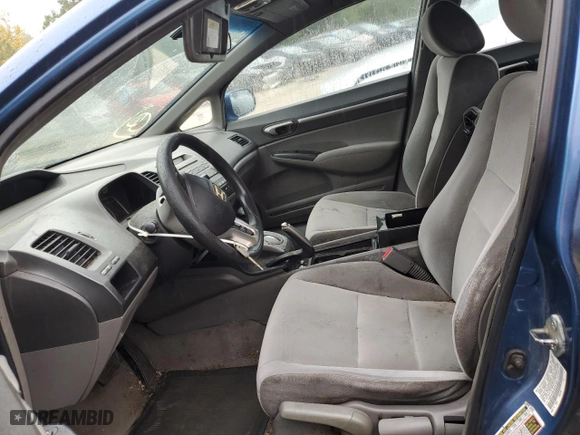 2008 Honda Civic Sdn EX with VIN 1HGFA16818L041629, listed as a Copart auction lot 69167413 with 370,756 mi miles and Non Repairable. Bid and sale history available at carsss.com. Image 7.