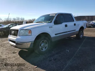 2005 Ford F-150 XLT with VIN 1FTRW12W95FB18114, listed as a Copart auction lot 82008384 with 225,004 mi miles and Salvage Title. Bid and sale history available at carsss.com. Image 1.