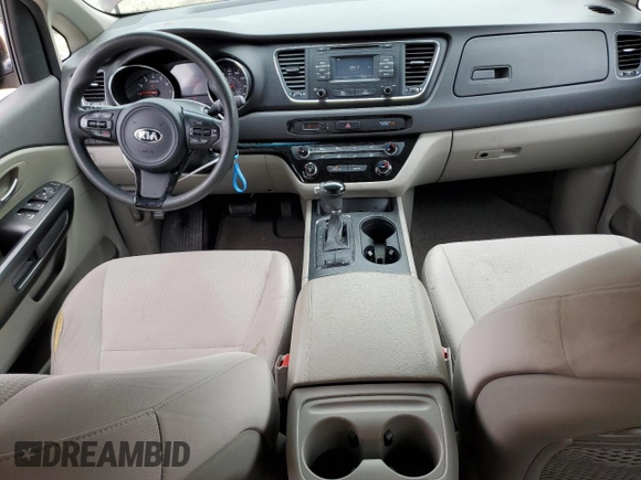 2017 Kia Sedona LX with VIN KNDMB5C1XH6221434, listed as a Copart auction lot 72775384 with 235,807 mi miles and Clean Title. Bid and sale history available at DreamBid. Image 8.