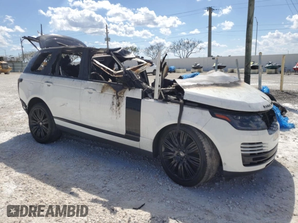 2020 Land Rover Range Rover HSE with VIN SALGS2RU4LA594030, listed as a Copart auction lot 50720335 with Not provided miles and Non repairable. Bid and sale history available at DreamBid. Image 4.