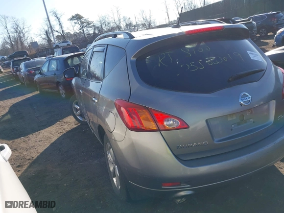 2010 Nissan Murano SL with VIN JN8AZ1MW1AW122707, listed as a IAAI auction lot 41679953 with 999,999 mi miles. Bid and sale history available at carsss.com. Image 3.