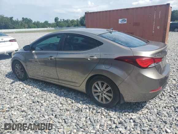 2015 Hyundai Elantra SE z VIN 5NPDH4AE9FH595258, wystawiony jako Copart lot #58359905 z przebiegiem 177 122 mil mil oraz Tytuł czysty. Historia ofert i sprzedaży dostępna na DreamBid. Obrazek 2.