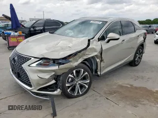 2021 Lexus RX 350 with VIN 2T2HZMAA3MC193923, listed as a Copart auction lot 55042225 with 16,206 mi miles and Salvage Title. Bid and sale history available at DreamBid. Image 1.