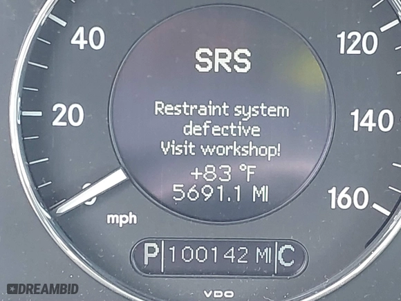 2004 Mercedes-Benz CLK-Class 5.0L with VIN WDBTJ75J34F071716, listed as a IAAI auction lot 41818093 with 100,142 mi miles. Bid and sale history available at carsss.com. Image 12.