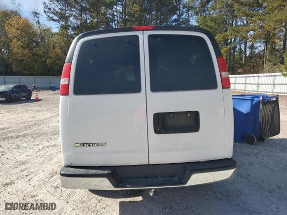 2019 Chevrolet Express Passenger LT with VIN 1GAZGPFG2K1194651, listed as a Copart auction lot 79104414 with 137,683 mi miles and Salvage Title. Bid and sale history available at carsss.com. Image 6.