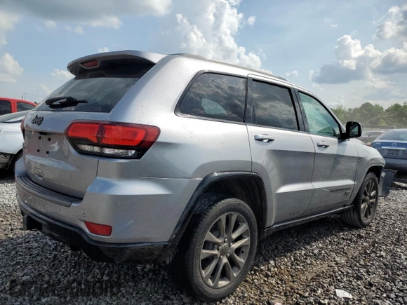 2016 Jeep Grand Cherokee Limited 75th Anniversary with VIN 1C4RJEBG5GC369618, listed as a Copart auction lot 60269055 with 83,494 mi miles and Salvage title. Bid and sale history available at DreamBid. Image 3.