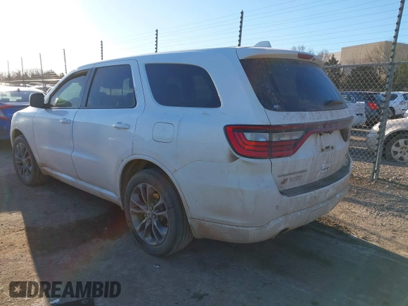 2019 Dodge Durango GT Plus with VIN 1C4RDJDG8KC664072, listed as a IAAI auction lot 41670605 with 189,081 mi miles and . Bid and sale history available at DreamBid. Image 3.