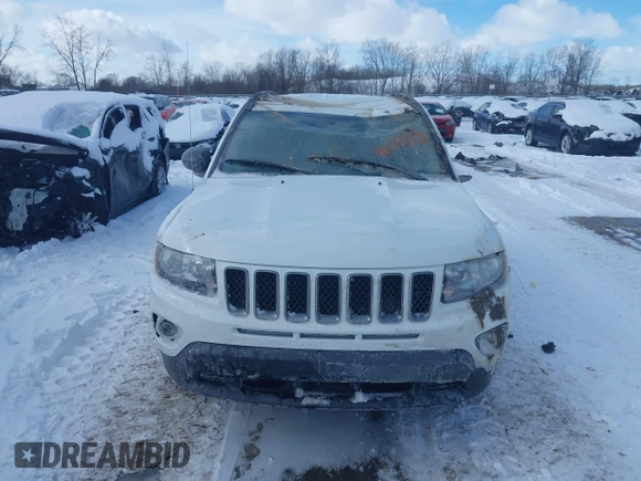 2017 Jeep Compass Sport with VIN 1C4NJCBA9HD185955, listed as a IAAI auction lot 41609372 with 175,867 mi miles and . Bid and sale history available at DreamBid. Image 12.
