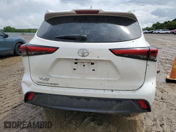 2021 Toyota Highlander L with VIN 5TDCZRAH6MS077003, listed as a Copart auction lot 56608825 with 44,418 mi miles and Salvage title. Bid and sale history available at DreamBid. Image 6.