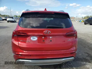 2023 Hyundai Santa Fe Calligraphy with VIN 5NMS54AL4PH540407, listed as a Copart auction lot 46714625 with 14,051 mi miles and Non Repairable. Bid and sale history available at carsss.com. Image 6.