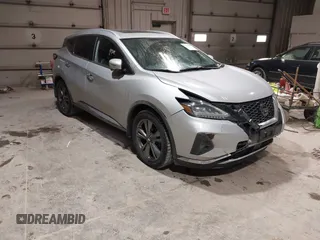 2019 Nissan Murano S with VIN 5N1AZ2MS6KN158863, listed as a IAAI auction lot 41334909 with 119,301 mi miles. Bid and sale history available at carsss.com. Image 1.