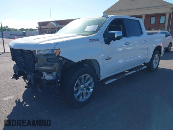 2020 Chevrolet Silverado 1500 LTZ with VIN 3GCUYGED9LG399019, listed as a IAAI auction lot 42243290 with 60,698 mi miles and . Bid and sale history available at DreamBid. Image 2.