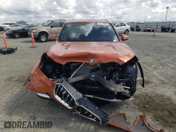 2025 BMW X1 xDrive28i with VIN WBX73EF03S5094250, listed as a Copart auction lot 51174465 with 51 mi miles and Salvage title. Bid and sale history available at DreamBid. Image 5.