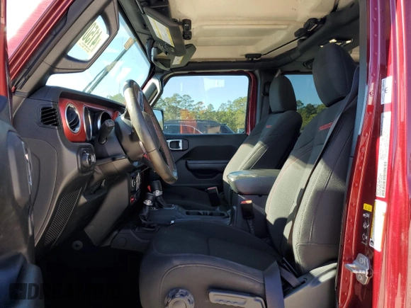 2022 Jeep Wrangler Unlimited Rubicon z VIN 1C4HJXFG1NW116549, wystawiony jako Copart lot #41506125 z przebiegiem 58 822 mil mil oraz Czysty tytuł • Clean title. Historia ofert i sprzedaży dostępna na DreamBid. Obrazek 7.