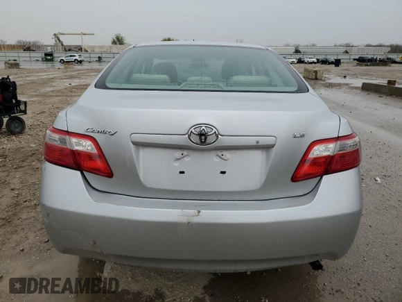 2007 Toyota Camry CE with VIN 4T1BE46K27U012420, listed as a Copart auction lot 51928805 with 187,006 mi miles and Salvage Title. Bid and sale history available at carsss.com. Image 6.