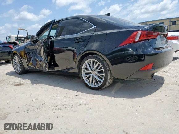 2014 Lexus IS 250 z VIN JTHBF1D21E5029539, wystawiony jako Copart lot #59970435 z przebiegiem 154 326 mil mil oraz Szkoda całkowita • Salvage title. Historia ofert i sprzedaży dostępna na DreamBid. Obrazek 2.