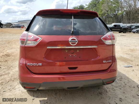 2015 Nissan Rogue SL with VIN 5N1AT2MVXFC887848, listed as a Copart auction lot 49227115 with 91,608 mi miles and Salvage Title. Bid and sale history available at carsss.com. Image 6.