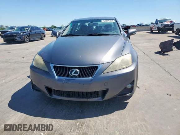 2012 Lexus IS 250 z VIN JTHCF5C29C2035648, wystawiony jako Copart lot #54065265 z przebiegiem 175 035 mil mil oraz Szkoda całkowita • Salvage title. Historia ofert i sprzedaży dostępna na DreamBid. Obrazek 5.