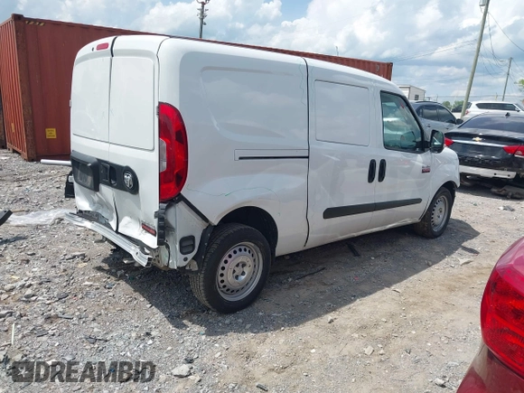 2022 Ram ProMaster City Cargo Tradesman with VIN ZFBHRFAB6N6Y08467, listed as a IAAI auction lot 42090737 with 65,744 mi miles and . Bid and sale history available at carsss.com. Image 4.