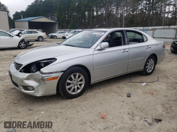2002 Lexus ES 300 with VIN JTHBF30GX20080060, listed as a Copart auction lot 51731905 with 207,037 mi miles and Salvage Title. Bid and sale history available at DreamBid. Image 1.