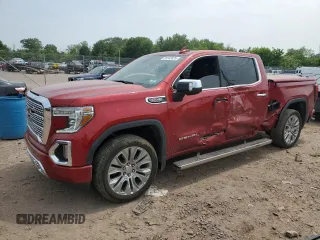 2021 GMC Sierra 1500 Denali z VIN 3GTU9FEL2MG138279, wystawiony jako Copart lot #59743525 z przebiegiem 90 410 mil mil oraz Szkoda całkowita • Salvage title. Historia ofert i sprzedaży dostępna na DreamBid. Obrazek 1.