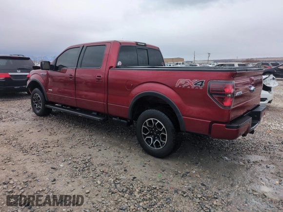 2014 Ford F-150 XL with VIN 1FTFW1ET1EKF08104, listed as a Copart auction lot 43540235 with 206,253 mi miles and Salvage Title. Bid and sale history available at carsss.com. Image 2.