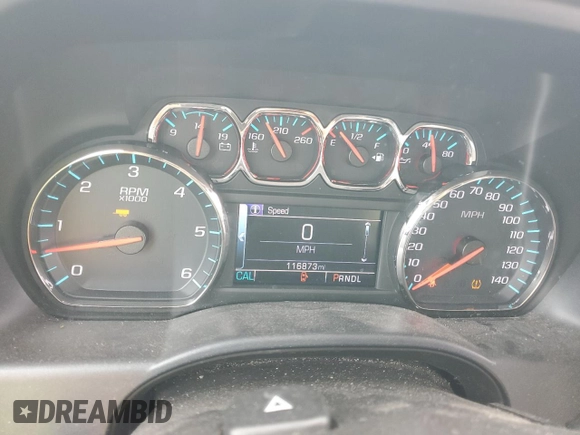 2017 Chevrolet Silverado 1500 LT with VIN 3GCPCREC1HG422900, listed as a Copart auction lot 51012385 with 116,873 mi miles and Salvage Title. Bid and sale history available at carsss.com. Image 9.