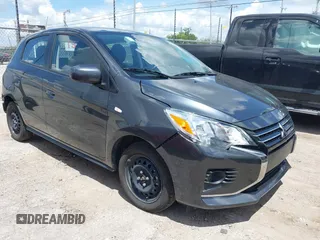 2024 Mitsubishi Mirage ES with VIN ML32AUHJ3RH007309, listed as a IAAI auction lot 42597604 with 22,042 mi miles and . Bid and sale history available at DreamBid. Image 1.
