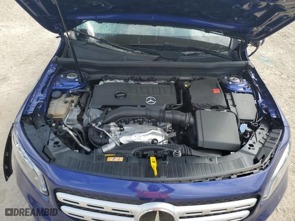 2021 Mercedes-Benz GLB with VIN W1N4M4GB7MW078128, listed as a Copart auction lot 46817525 with 59,145 mi miles and Non Repairable. Bid and sale history available at carsss.com. Image 12.