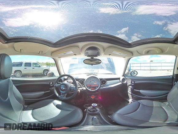 2012 MINI Hardtop with VIN WMWSU3C52CT369481, listed as a Copart auction lot 56030045 with 146,546 mi miles and Salvage title. Bid and sale history available at DreamBid. Image 14.