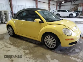 2008 Volkswagen Beetle SE with VIN 3VWRF31Y28M402071, listed as a Copart auction lot 45290245 with 127,889 mi miles and Salvage title. Bid and sale history available at DreamBid. Image 4.
