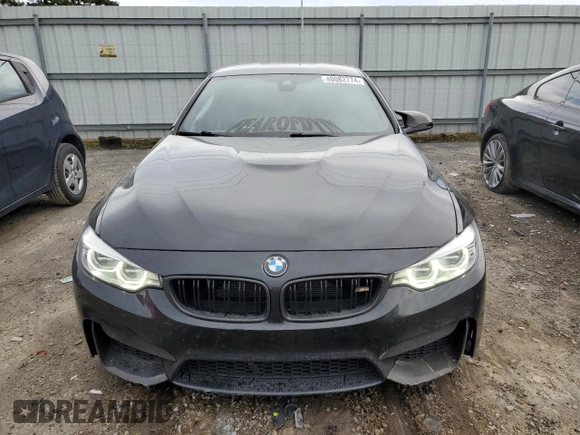 2015 BMW M4 with VIN WBS3R9C56FF708654, listed as a Copart auction lot 40082774 with 82,713 mi miles and Clean Title. Bid and sale history available at carsss.com. Image 5.