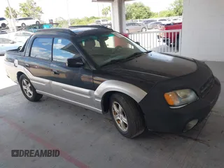 2003 Subaru Baja with VIN 4S4BT61C537104230, listed as a IAAI auction lot 42157718 with 172,323 mi miles and . Bid and sale history available at DreamBid. Image 1.