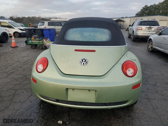 2009 Volkswagen New Beetle Convertible S with VIN 3VWRF31Y39M406454, listed as a Copart auction lot 44512055 with NaN miles and Non Repairable. Bid and sale history available at carsss.com. Image 6.