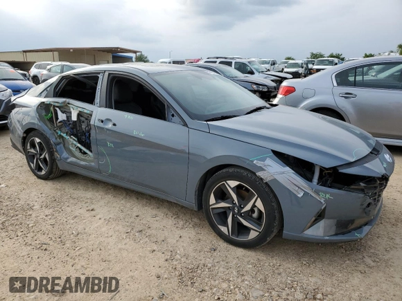 2023 Hyundai Elantra Limited z VIN KMHLP4AG5PU431041, wystawiony jako Copart lot #53947685 z przebiegiem 33 546 mil mil oraz Szkoda całkowita • Salvage title. Historia ofert i sprzedaży dostępna na DreamBid. Obrazek 4.
