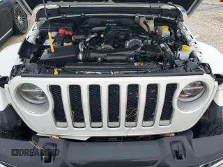 2018 Jeep Wrangler Unlimited Sahara with VIN 1C4HJXEG4JW149315, listed as a Copart auction lot 77314714 with Not provided miles and Salvage title. Bid and sale history available at DreamBid. Image 12.