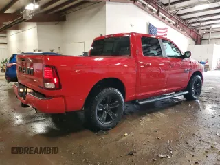 2018 Ram 1500 Night with VIN 1C6RR7MT3JS291116, listed as a Copart auction lot 75698344 with 133,478 mi miles and Clean Title. Bid and sale history available at carsss.com. Image 3.
