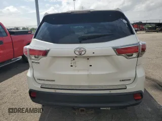 2014 Toyota Highlander Limited with VIN 5TDYKRFH9ES020475, listed as a Copart auction lot 58909925 with 216,857 mi miles and Salvage title. Bid and sale history available at DreamBid. Image 6.