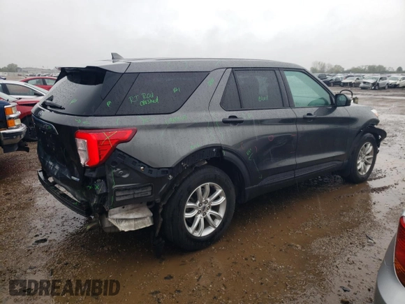 2020 Ford Explorer with VIN 1FMSK8BH2LGA95690, listed as a Copart auction lot 72198824 with 137,862 mi miles and Salvage Title. Bid and sale history available at carsss.com. Image 3.