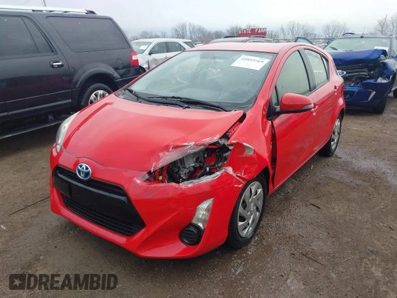 2015 Toyota Prius One with VIN JTDKDTB34F1094294, listed as a IAAI auction lot 41855669 with 108,176 mi miles and . Bid and sale history available at carsss.com. Image 17.