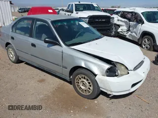 1996 Honda Civic z VIN 1HGEJ6502TL024674, wystawiony jako IAAI lot #42233487 z przebiegiem 75 618 mil mil oraz . Historia ofert i sprzedaży dostępna na DreamBid. Obrazek 1.