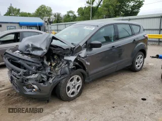2017 Ford Escape S with VIN 1FMCU0F7XHUC34314, listed as a Copart auction lot 55633695 with Not provided miles and Salvage title. Bid and sale history available at DreamBid. Image 1.