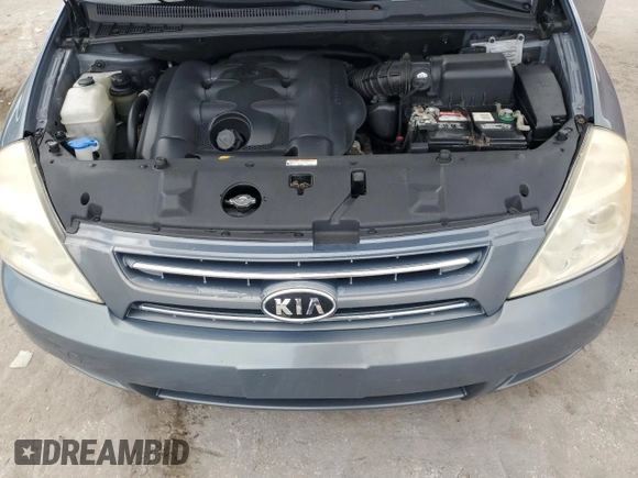 2009 Kia Sedona EX with VIN KNDMB233396299667, listed as a Copart auction lot 80186774 with 197,328 mi miles and Salvage Title. Bid and sale history available at carsss.com. Image 13.